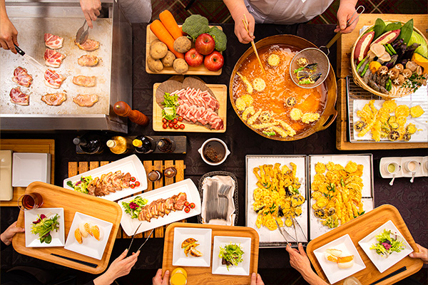 ホテルグリーンプラザ白馬のバイキングの画像