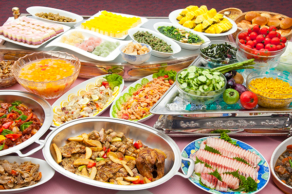 白馬アルプスホテルのバイキングの画像