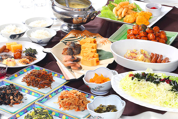 竜王パークホテルのバイキングの画像