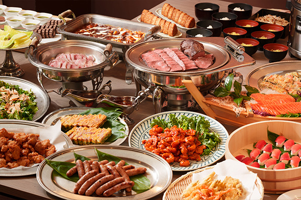 ホテルシルクイン斑尾のバイキングの画像