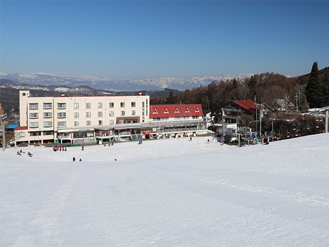北志賀小丸山スキー場のゲレンデ風景