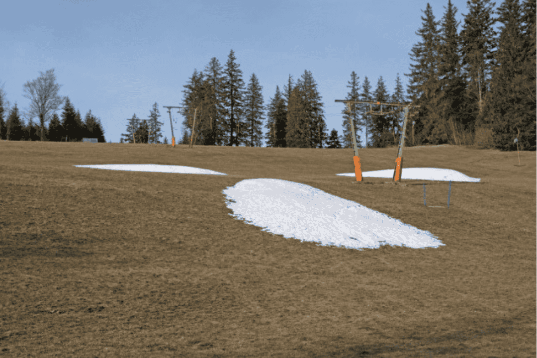 雪の少ないスキー場