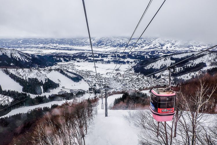 長坂ゴンドラリフトからの眺め